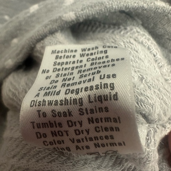 Fresh Produce Polka Dot Sweater Size XL Gray Textured Pullover - Picture 6 of 6